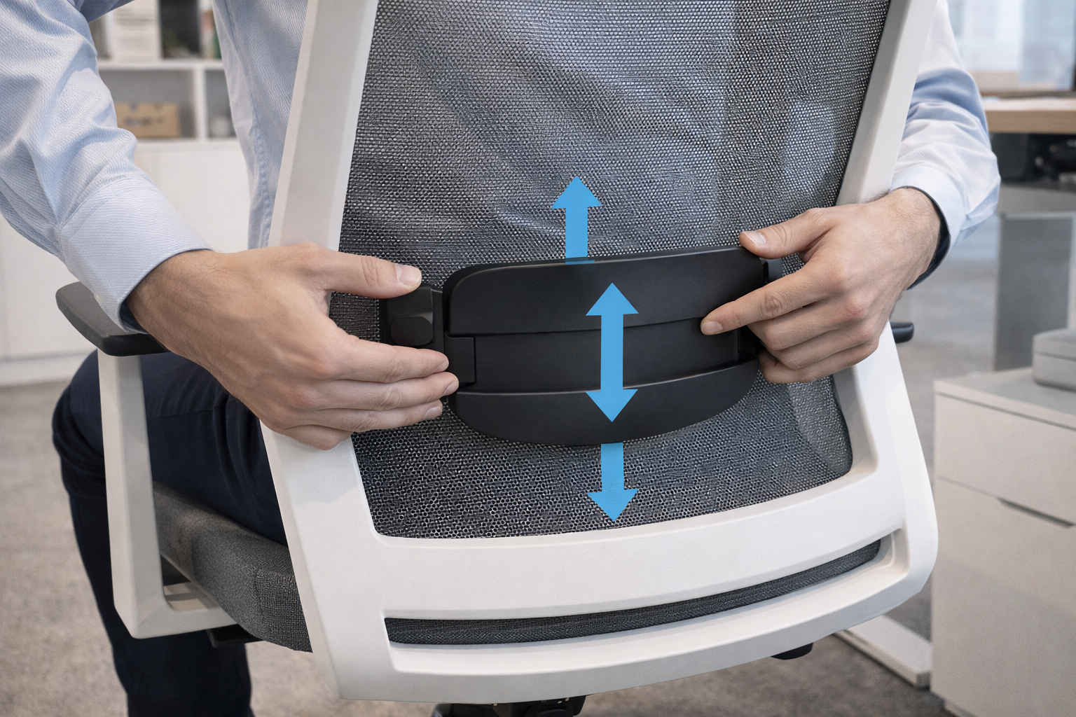 Bel Desteği Nasıl Ayarlanır? Ergonomik Çalışma Sandalyesi Rehberi 1