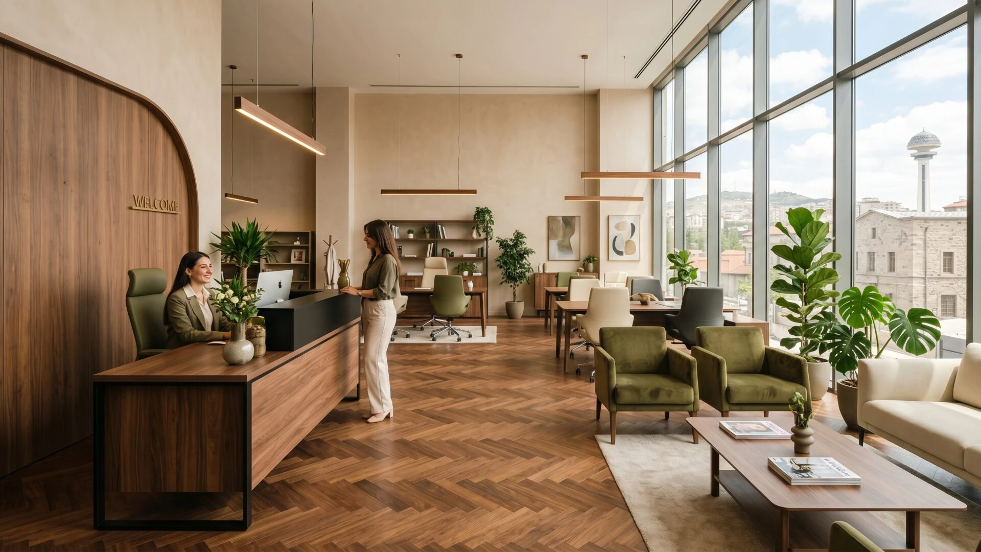 Kavela Furniture Ankara showroom — tasarım ofis mobilyası