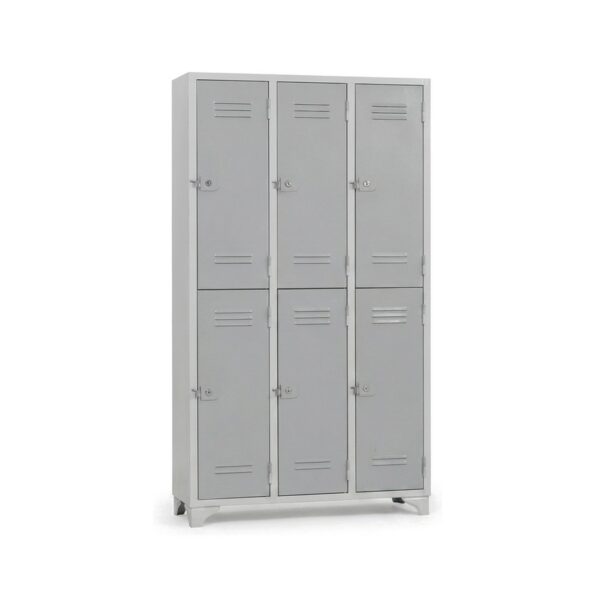 6-Door Steel Locker Locker Cabinet