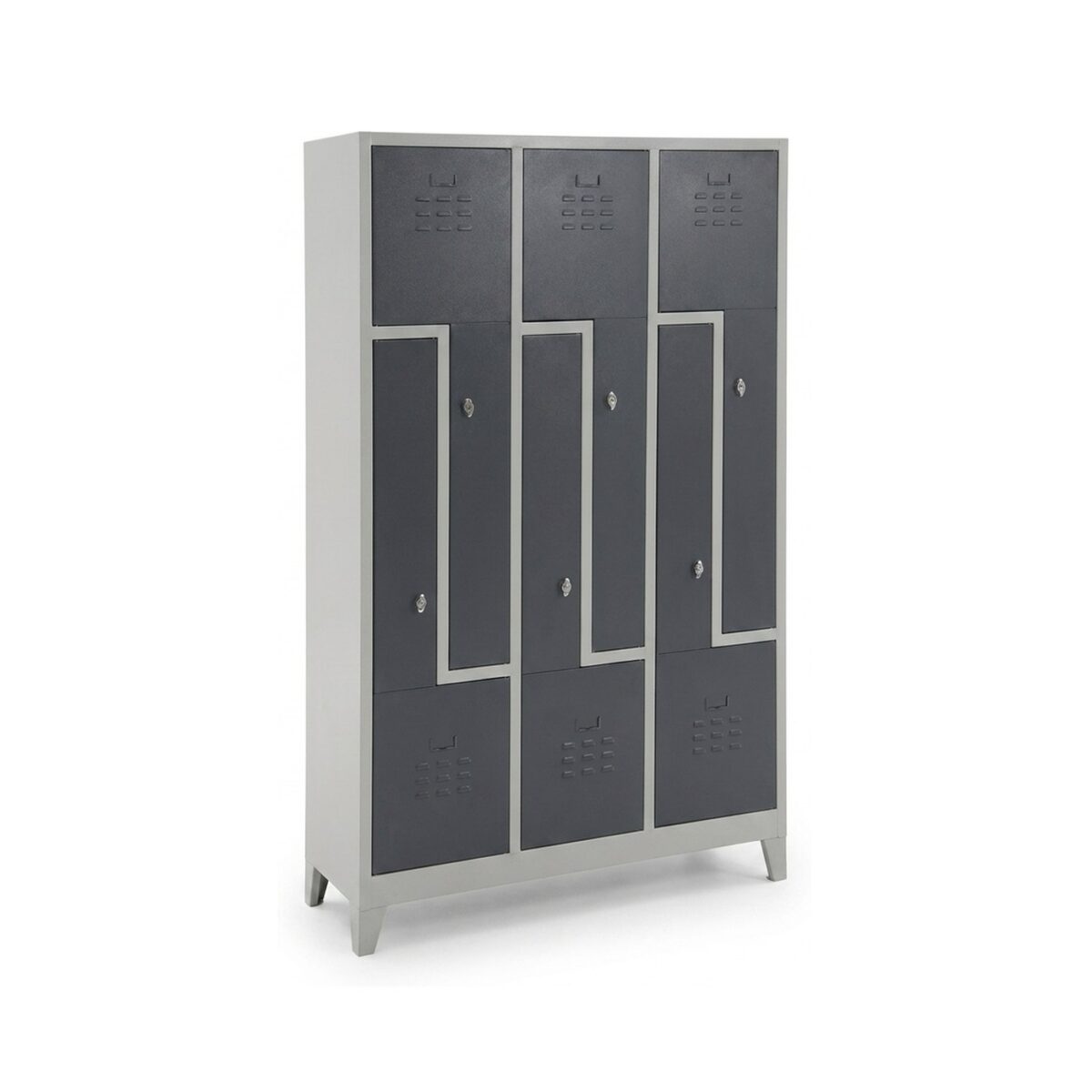 Z-Type 6-Door Steel Locker