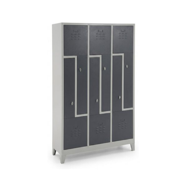 Z-Type 6-Door Steel Locker Locker Cabinet
