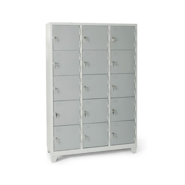 Locker Unit (15 Compartments) File and Archive Cabinets