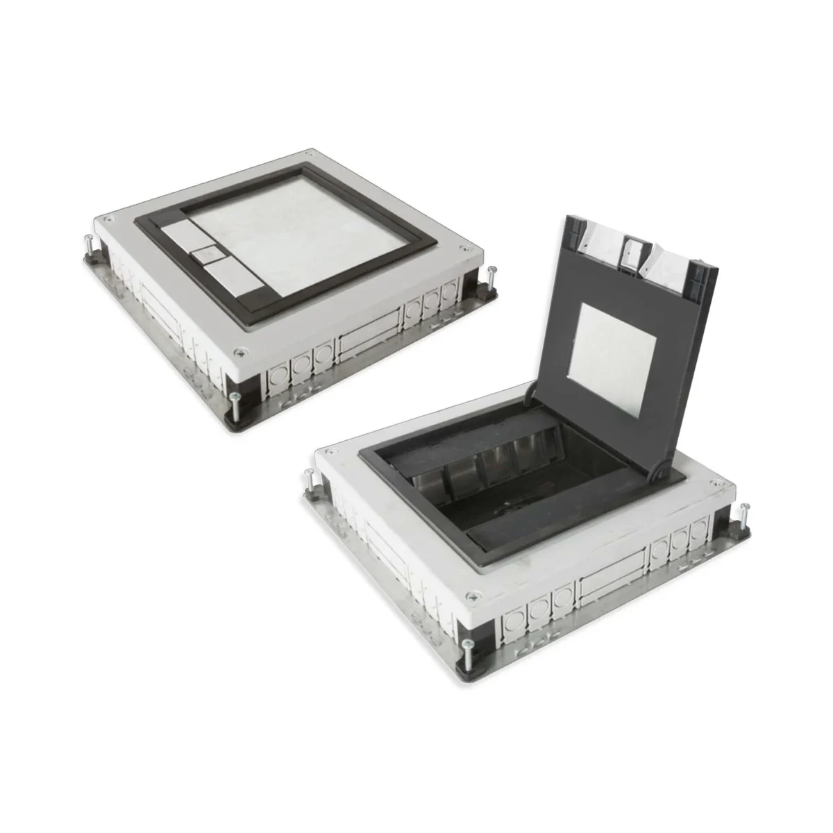 16-Module Underfloor Socket Box