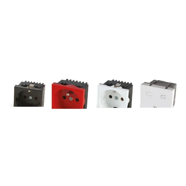 45×45 Modular Socket Cores Socket and Data Modules