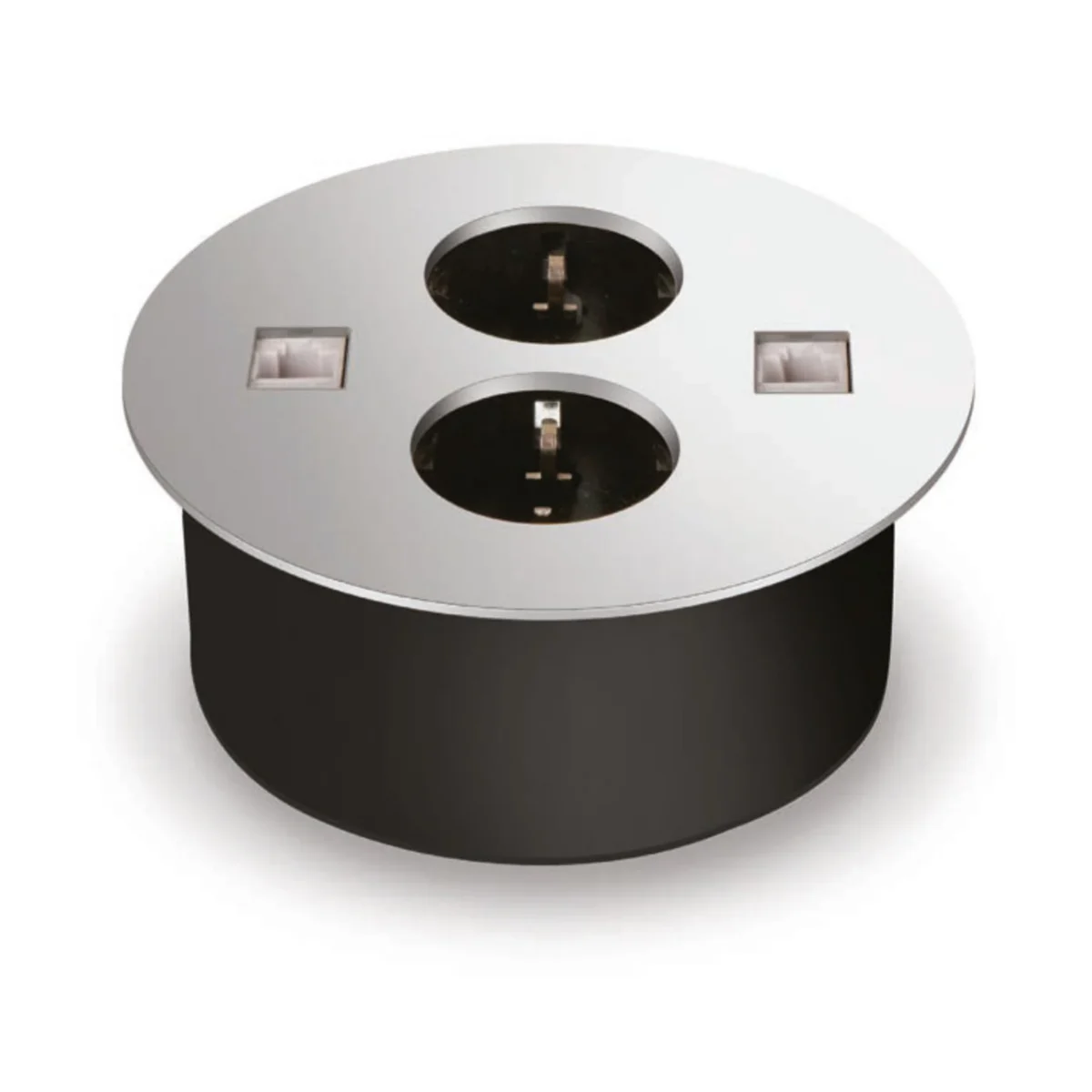 Stainless Steel Round Desk Socket