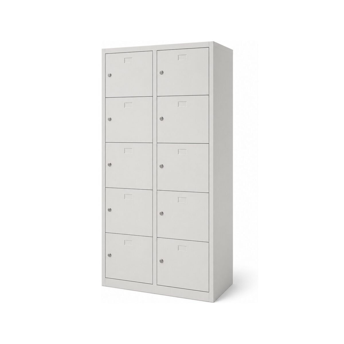 10-Compartment Metal Storage Locker