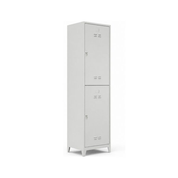 2-Tier Metal Locker Locker Cabinet