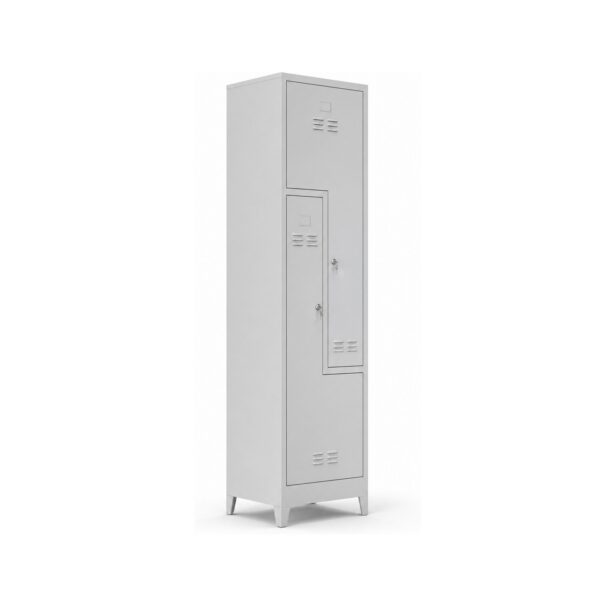 2-Person Z-Door Metal Locker Locker Cabinet