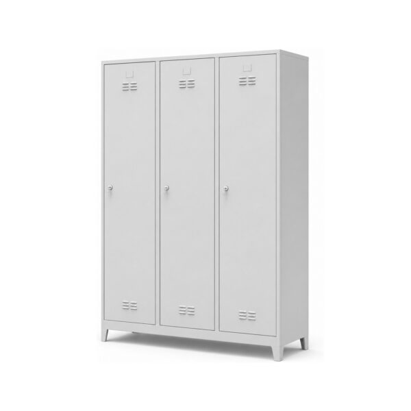 3-Person Metal Locker Locker Cabinet