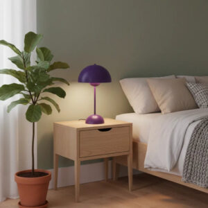 5lamp Nook Pastel Metal Masa Aydınlatması Mor 1