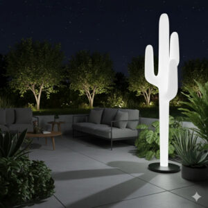 5lamp Saguaro 195 İç-Dış Mekân Yer Aydınlatması Beyaz 1
