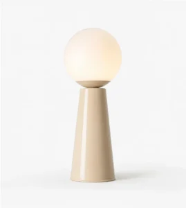 5lamp Lumia Metal Opal Cam G9 Masa Lambası Krem 1