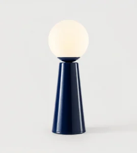 5lamp Lumia Metal Opal Cam G9 Masa Lambası Mavi 1