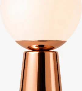 5lamp Lumia Metal Opal Cam G9 Masa Lambası Bakır 2