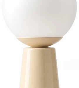 5lamp Lumia Metal Opal Cam G9 Masa Lambası Krem 2