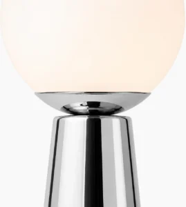 5lamp Lumia Metal Opal Cam G9 Masa Lambası Krom 2