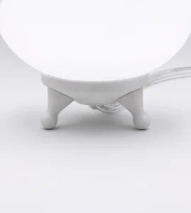 5lamp Kirpi Beyaz Opal Cam Tekli Masa Ve Yer Aydınlatma 2