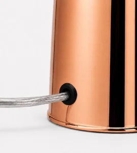 5lamp Lumia Metal Opal Cam G9 Masa Lambası Bakır 3