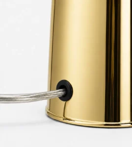 5lamp Lumia Metal Opal Cam G9 Masa Lambası Pirinç 3