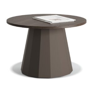 Pile ahşap tablalı sehpa Ø70 H45 cm