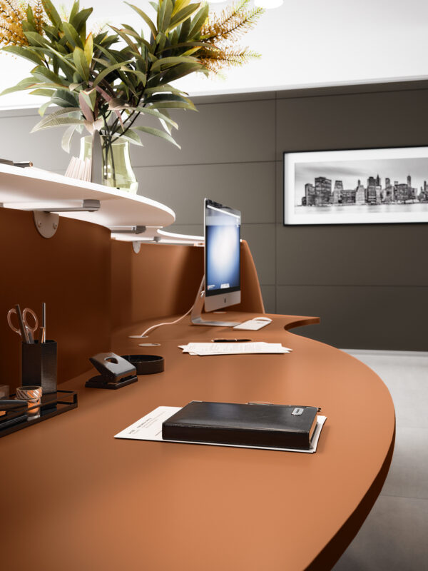 Reception Glass, banko