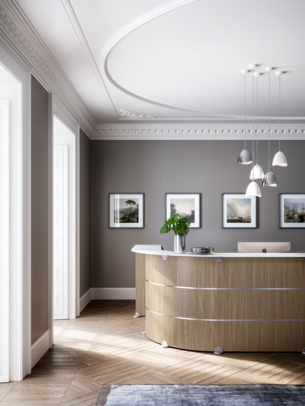 Reception Glass, banko