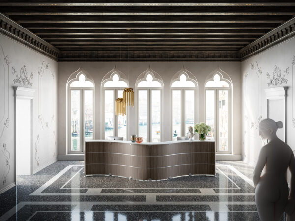 Reception Glass, banko