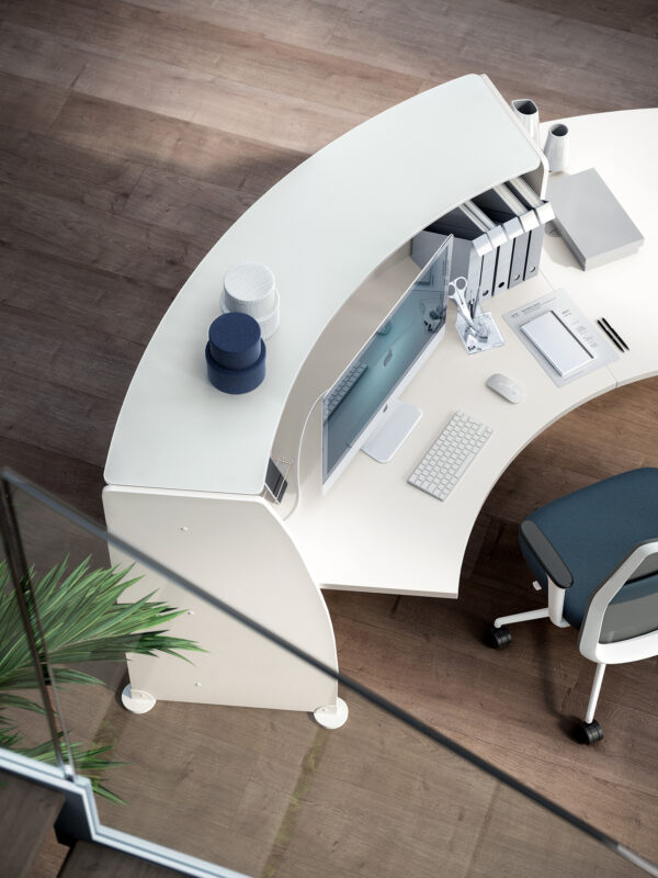 Reception Glass, banko