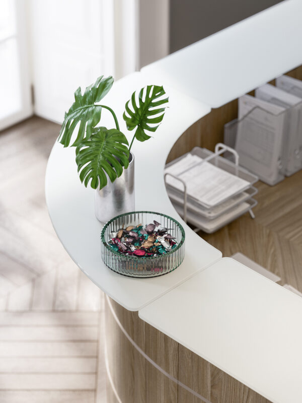 Reception Glass, banko