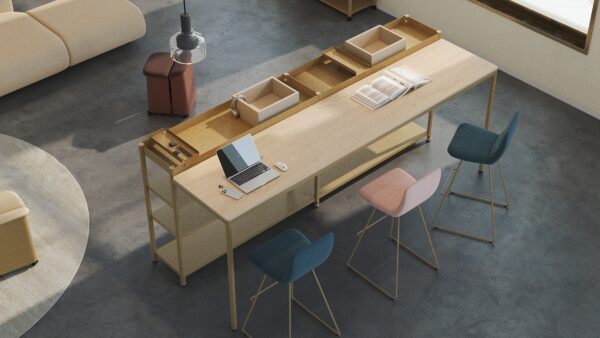 Cage, çalışma masası