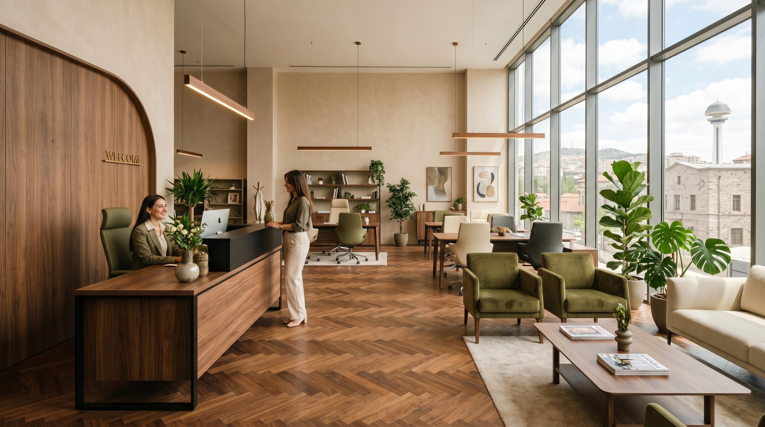 Kavela Furniture Ankara showroom — tasarım ofis mobilyası