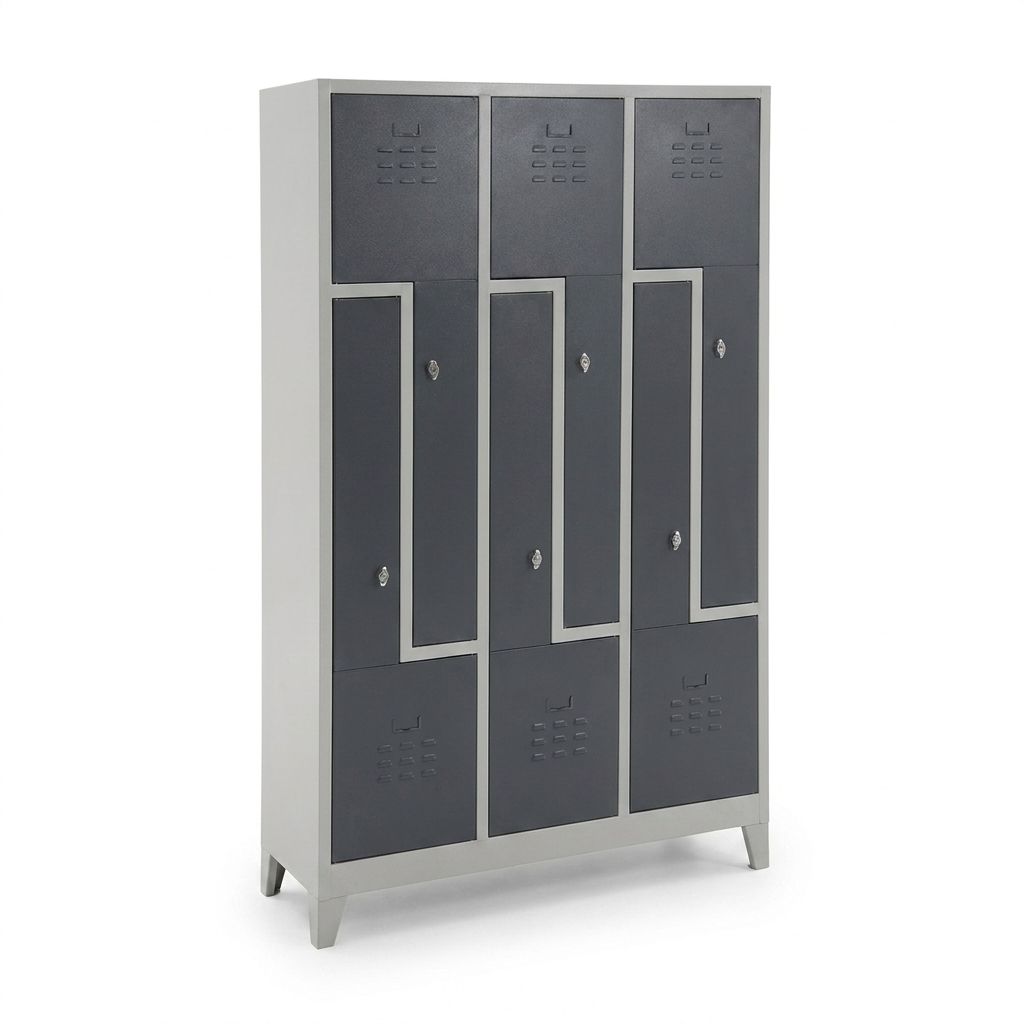 Z-Tipi 6'lı Soyunma Dolabı