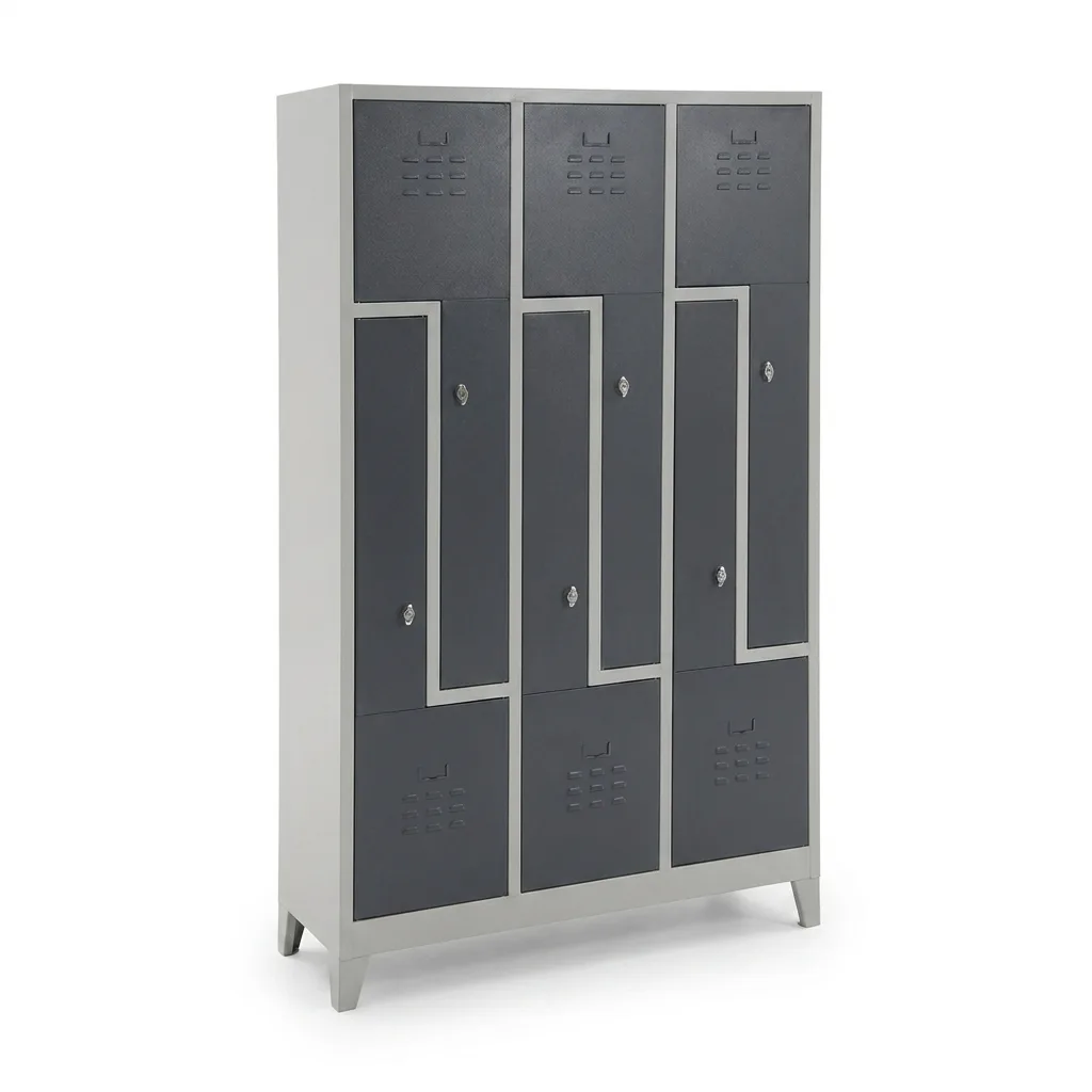 Z-Tipi 6'lı Soyunma Dolabı