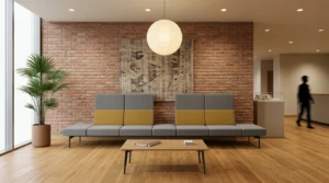 Resepsiyon ve bekleme lounge alanı